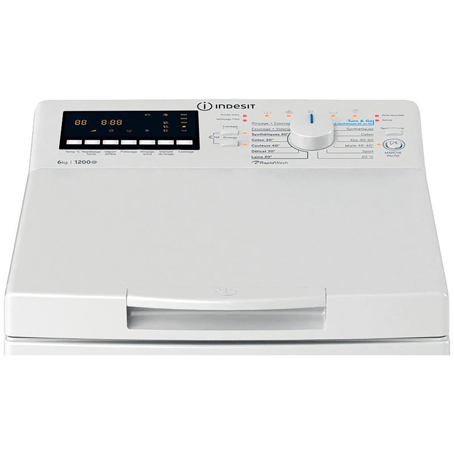 Indesit BTWPS6261FR - Bandeau de commandes