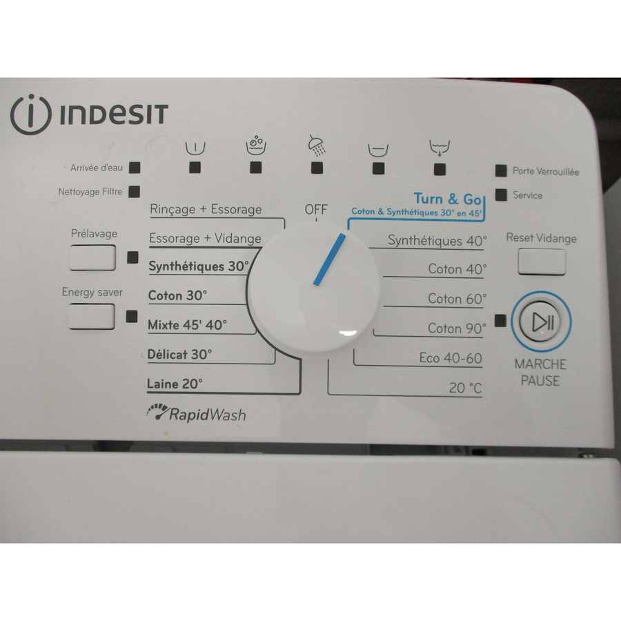 Indesit BTWS60400FR/N - Sélecteur de programme