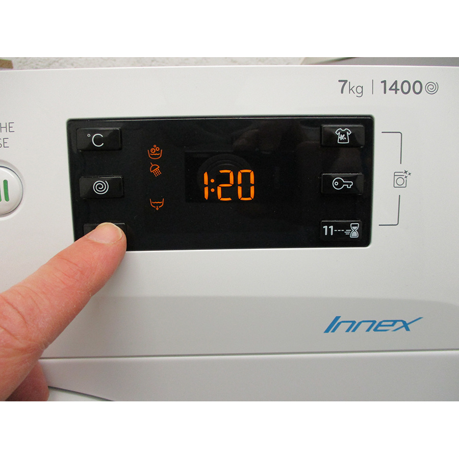 Indesit BWE71452XWFRN - Vue porte ouverte