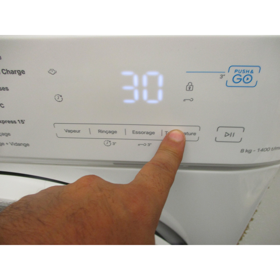 Indesit IMA864MYTIMEFR - Touches d'options