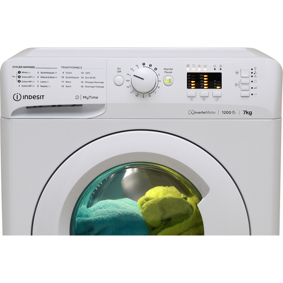 Indesit MTWA71296WFR - Bandeau de commandes