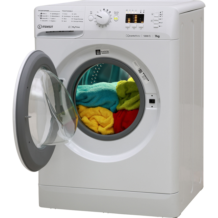 Indesit MTWA71296WFR - Vue porte ouverte
