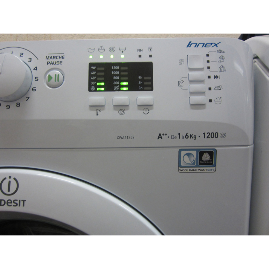 Test Indesit XWA61252W FR Innex Push & Wash - Lave-linge - UFC-Que Choisir