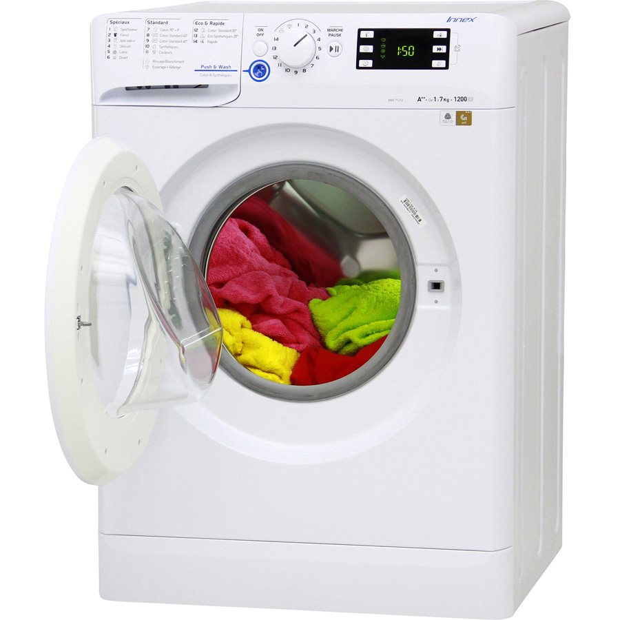 Test Indesit XWE71252W FR Innex Push&Wash - Lave-linge - UFC-Que Choisir