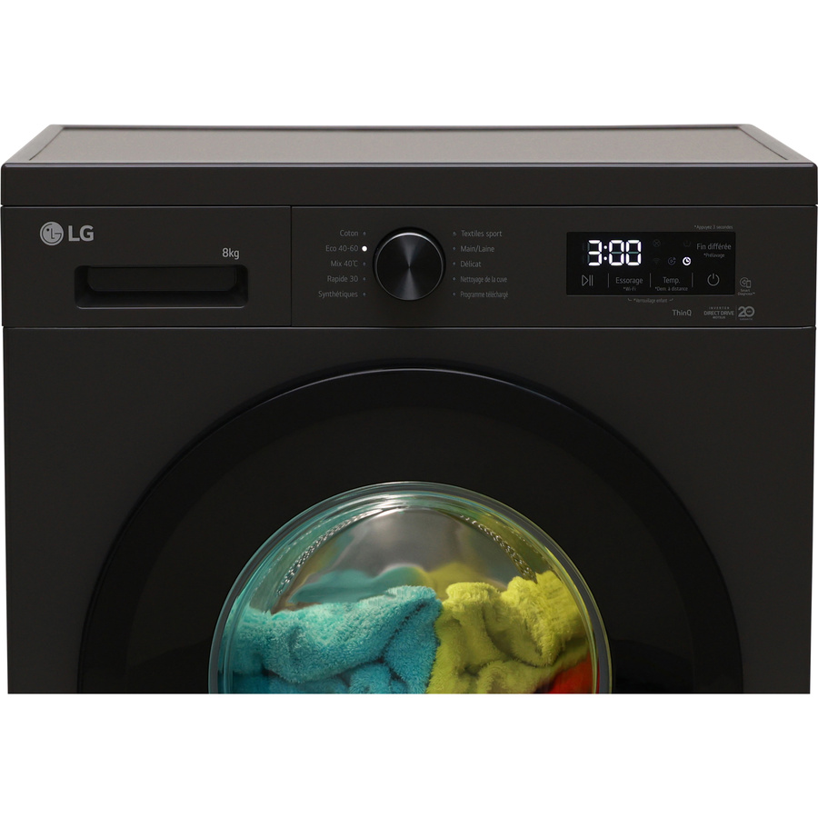 LG F84B15MBS - Bandeau de commandes