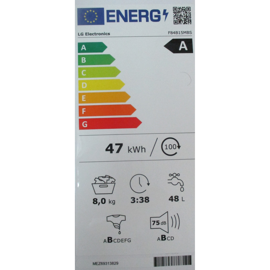 LG F84B15MBS - Étiquette énergie
