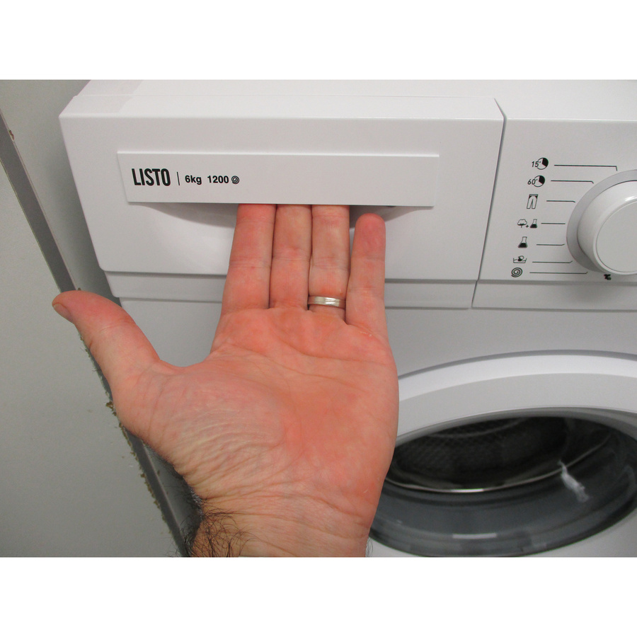 Listo LF612-L4B - Ouverture du tiroir à détergents