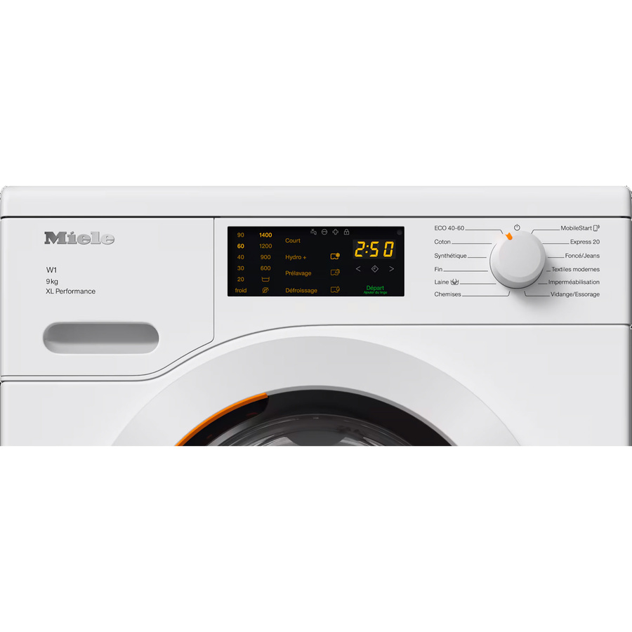 Miele WCD164 - Bandeau de commandes