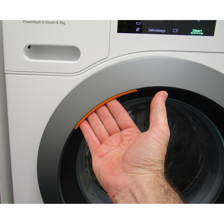 Miele WED385 WCS - Poignée d'ouverture du hublot