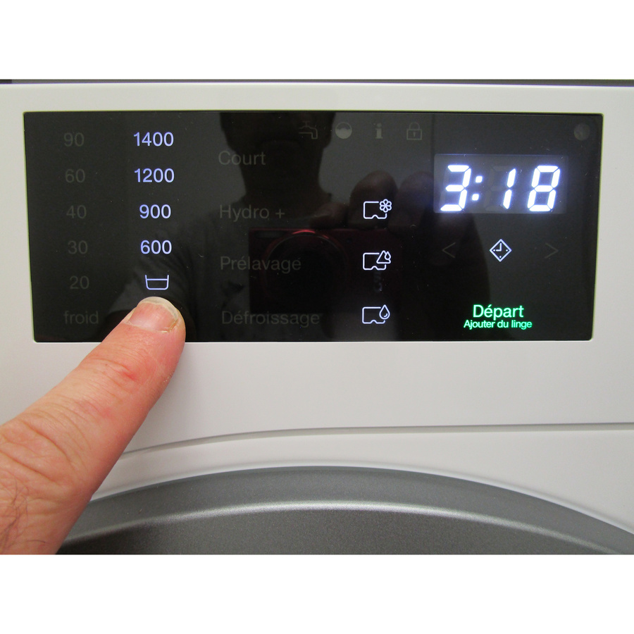 Miele WED385 WCS - Touches d'options