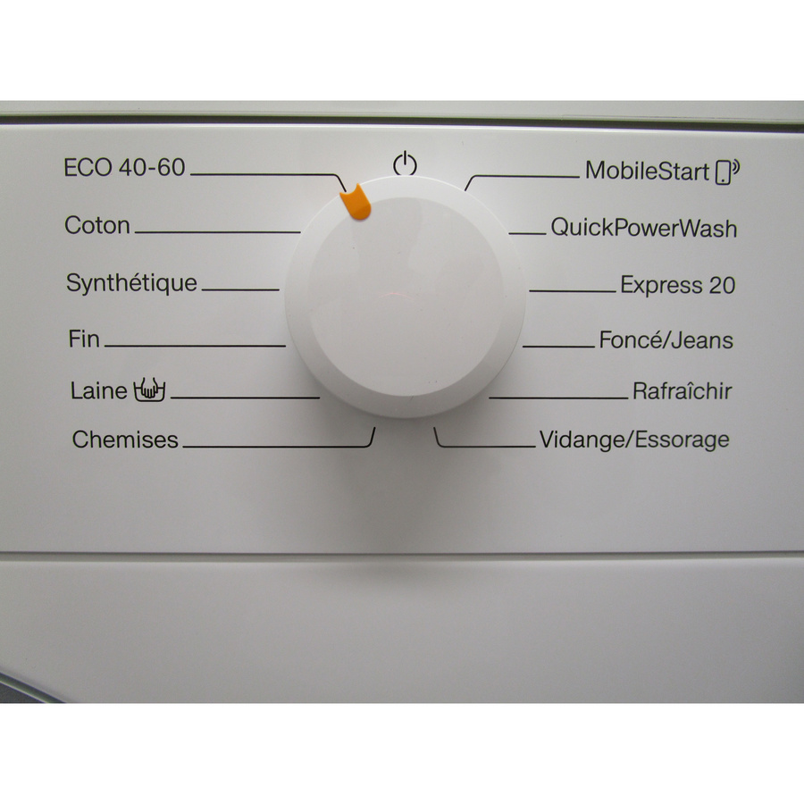 Miele WED385 WCS - Sélecteur de programme