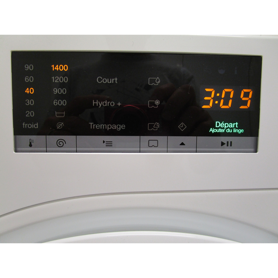 Miele WWA120WCS - Afficheur