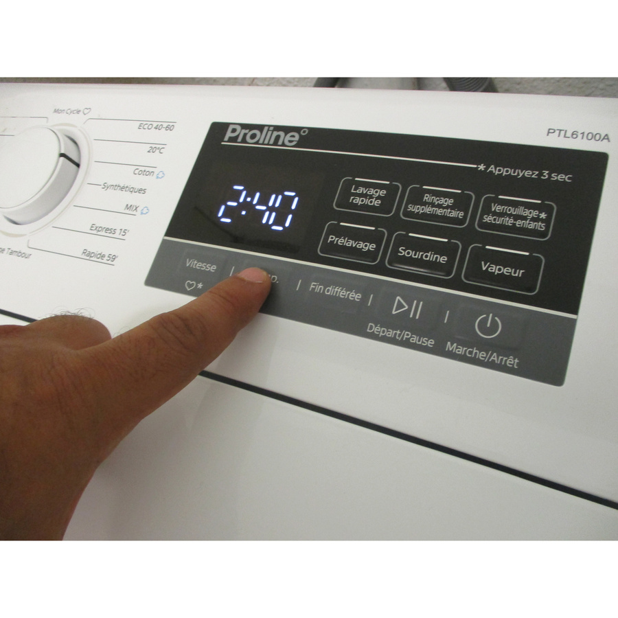 Proline (Darty) PTL6100A - Touches d'options