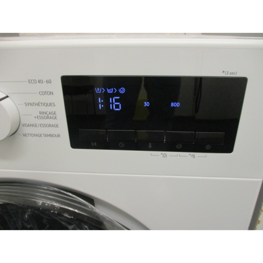Samsung WW80FG3M05AW - Afficheur