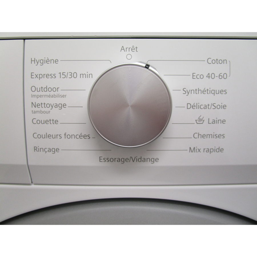 Siemens WU14UT19FF VarioSpeed - Sélecteur de programme