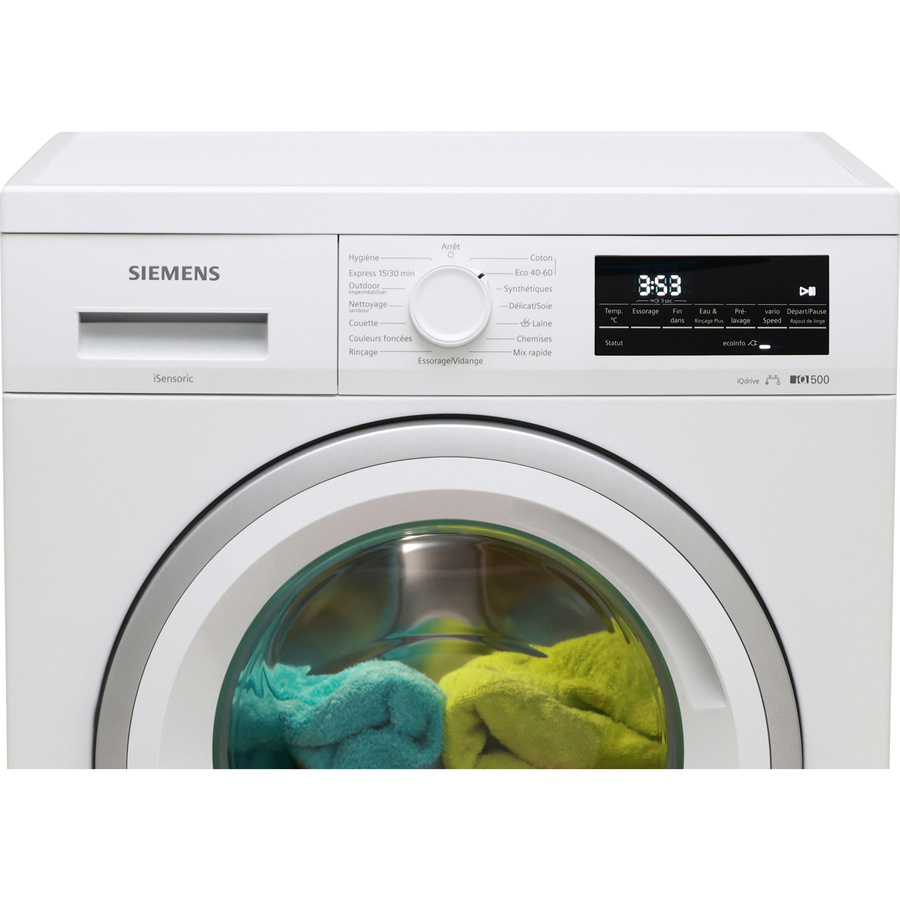 Siemens WU14UT60FR - Bandeau de commandes