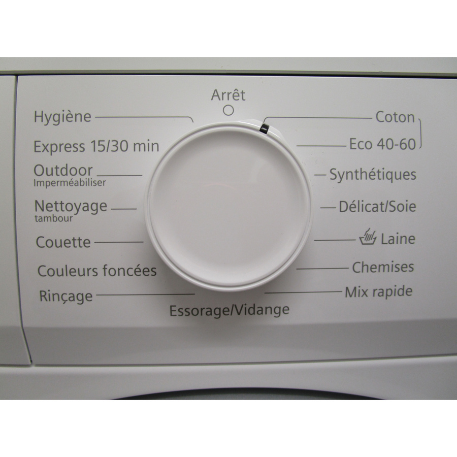 Siemens WU14UT60FR - Sélecteur de programme