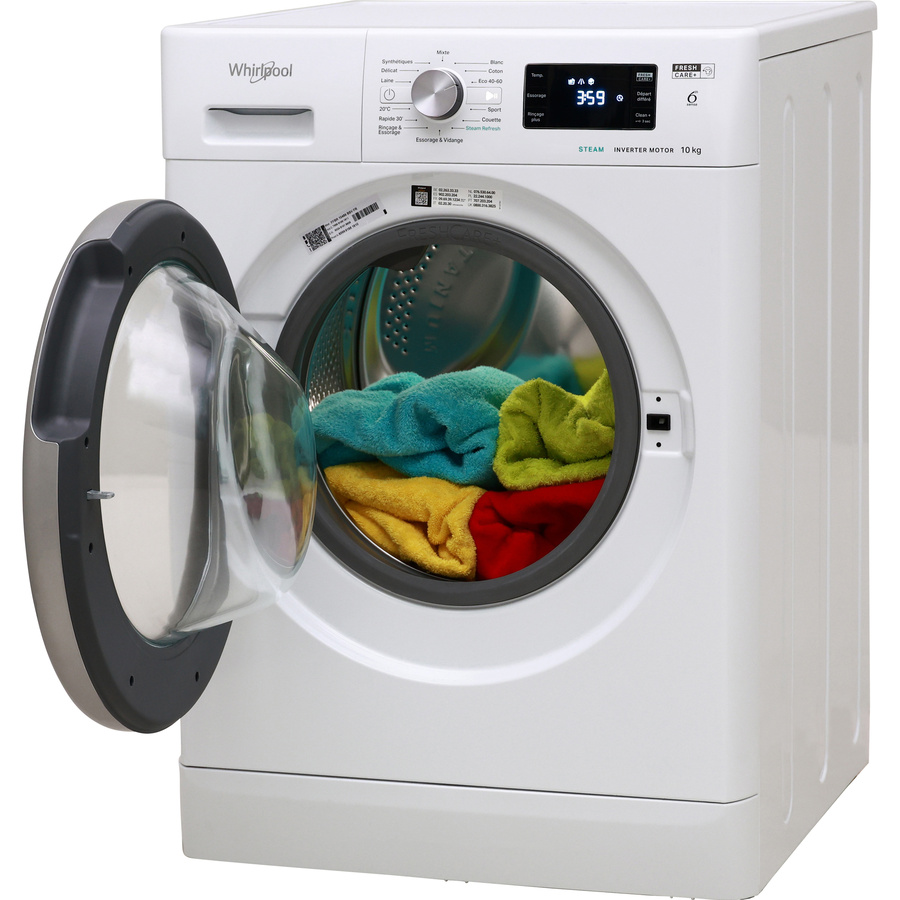 Whirlpool FFBR10489BSVFR - Vue porte ouverte