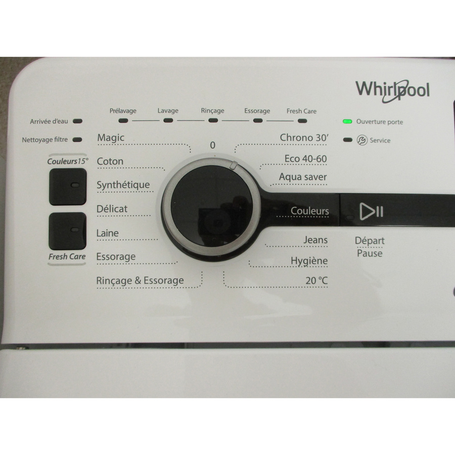 Whirlpool TDLRB65332BSFR/N - Sélecteur de programme