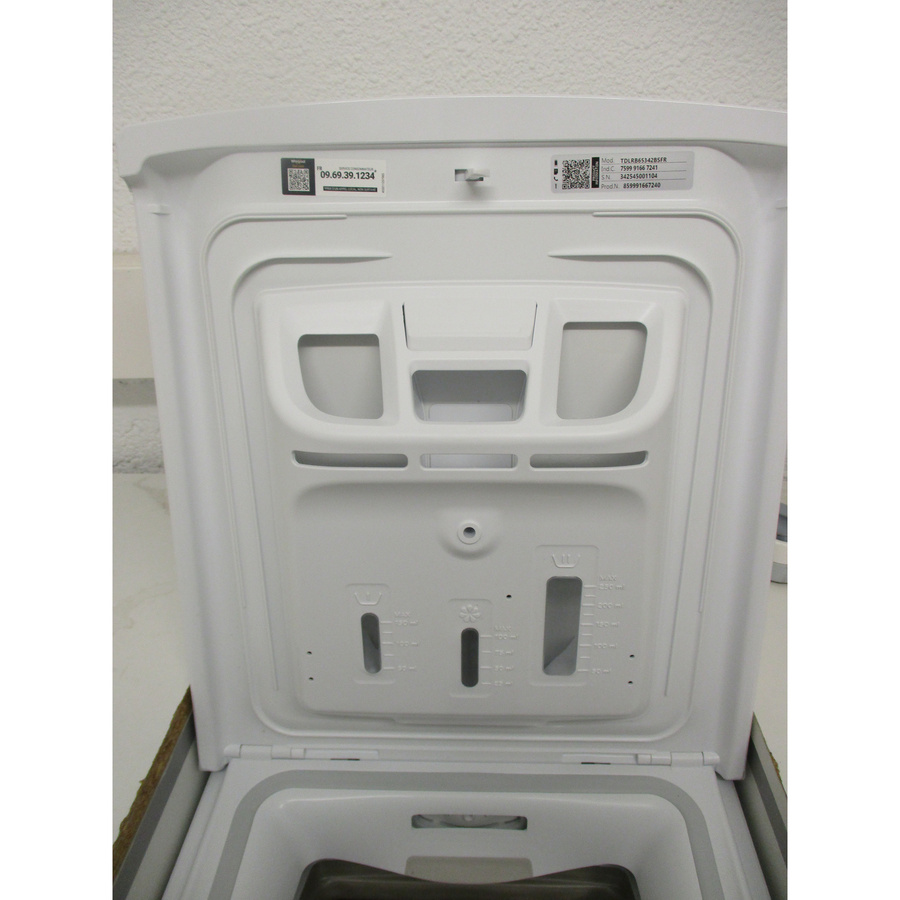 Whirlpool TDLRB65342BSFR - Compartiments à produits lessiviels