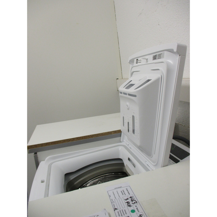 Whirlpool TDLRB65342BSFR - Angle d'ouverture de la porte