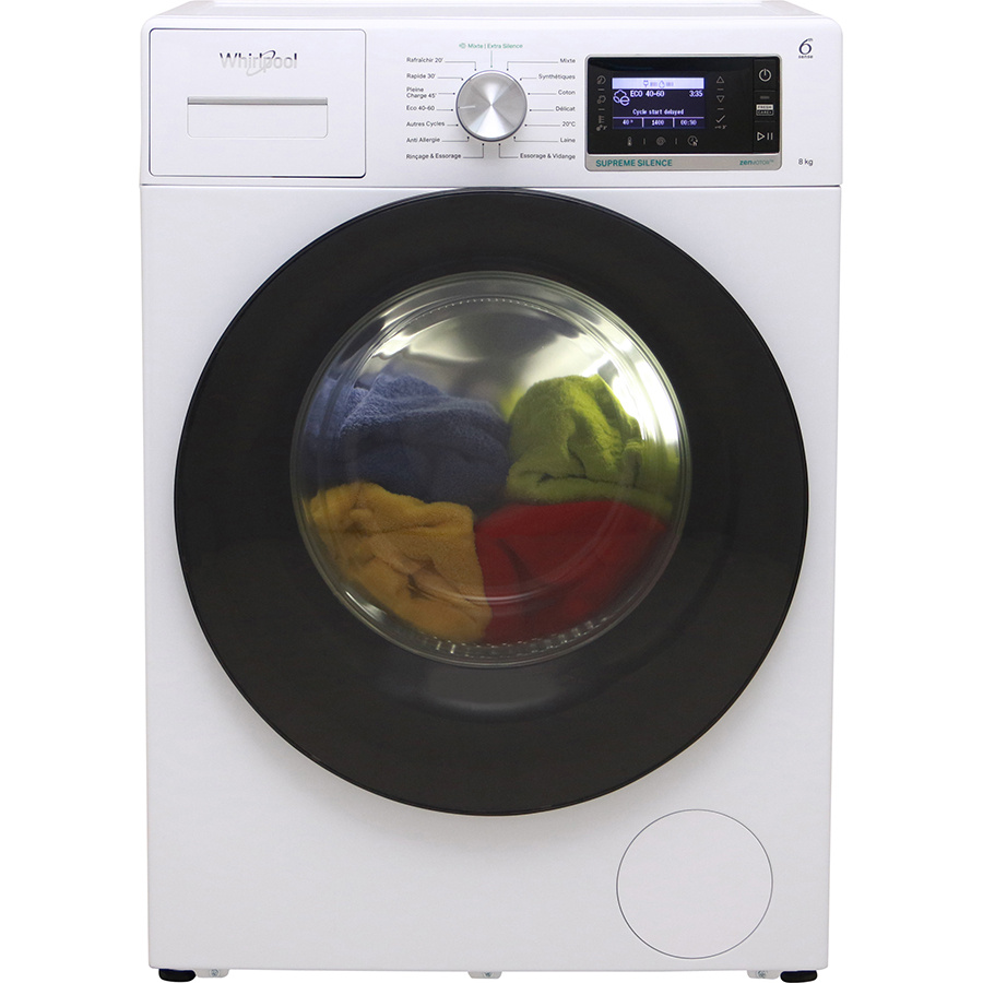 Whirlpool W6XW845WBFR Supreme silence - Étiquette énergie
