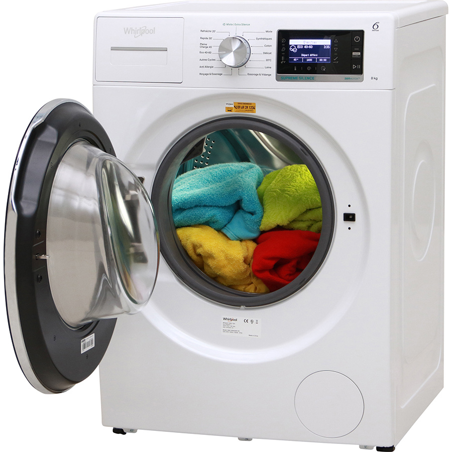 Whirlpool W6XW845WRFR Silence - Retrait du bac à produit