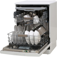 Indesit I0FD641A - Vue de 3/4, porte ouverte