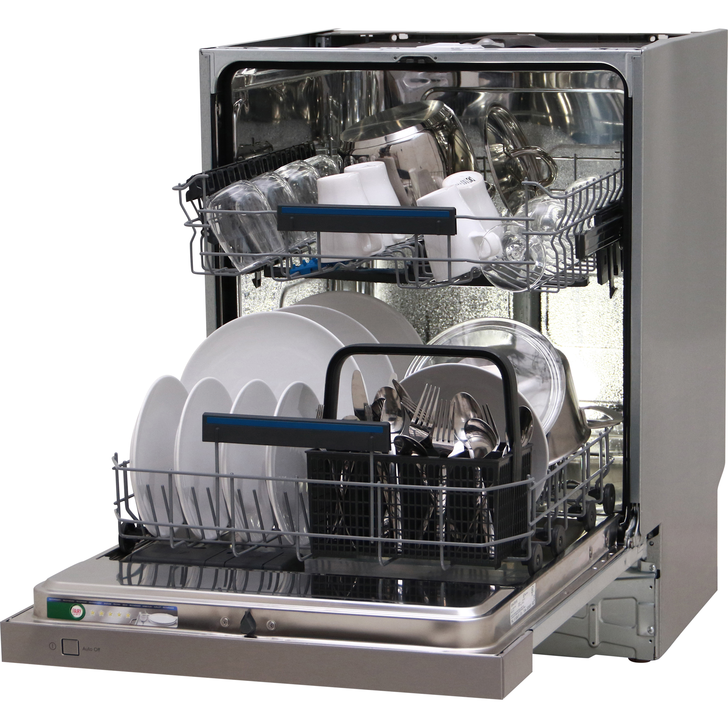 Electrolux EEA47201IX - Vue de 3/4, porte ouverte