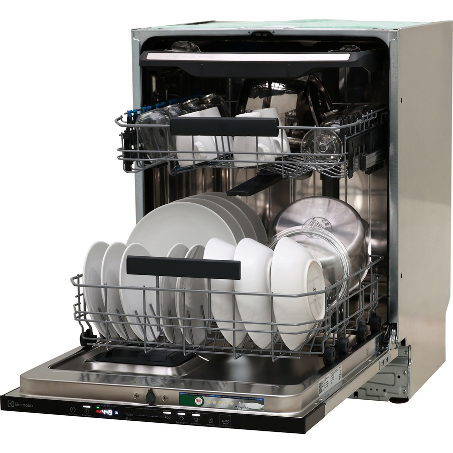 Electrolux EEG68500L - Vue de 3/4, porte ouverte