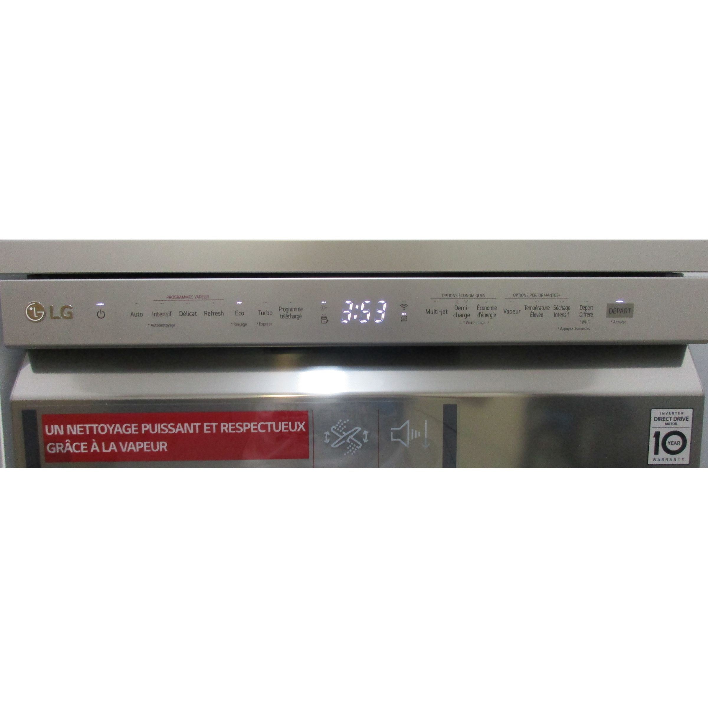 LG DF365FPS - Bandeau de commandes