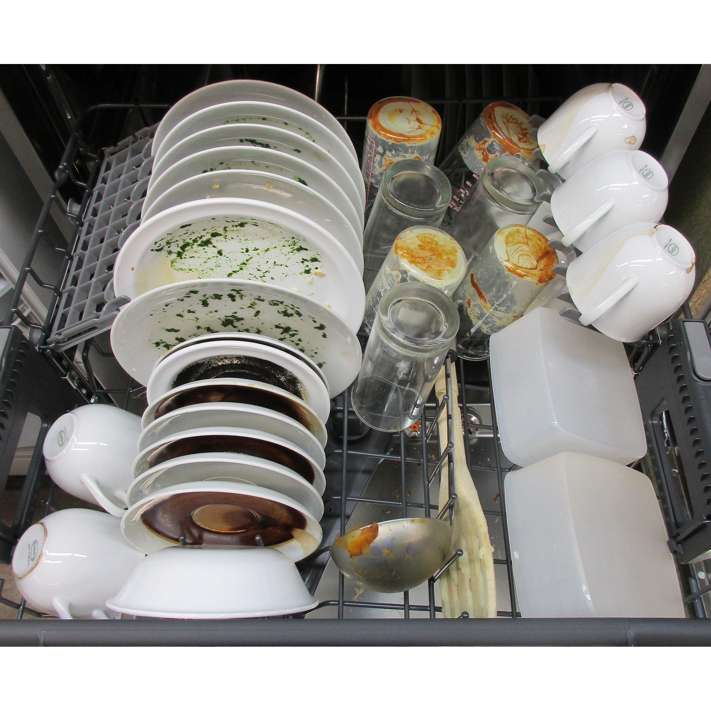 LG DF365FPS - Rangement panier supérieur