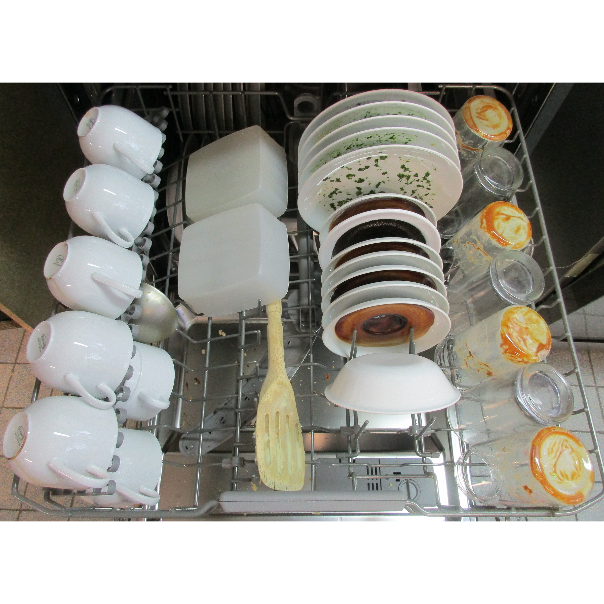 Schneider SCDW1542IDBM - Rangement panier supérieur