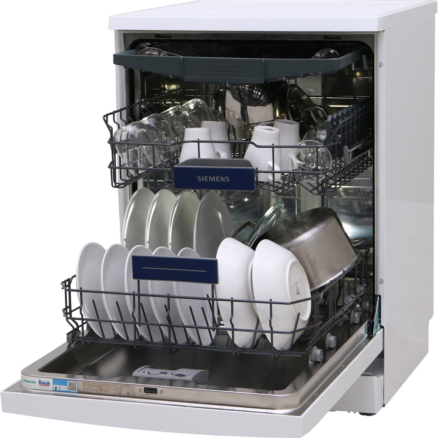 Siemens SN23EW03ME - Vue de 3/4, porte ouverte