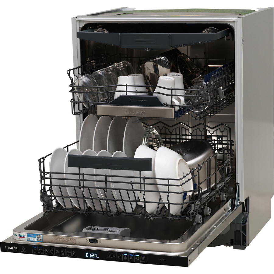 Siemens SN65EX12CF - Vue de 3/4, porte ouverte