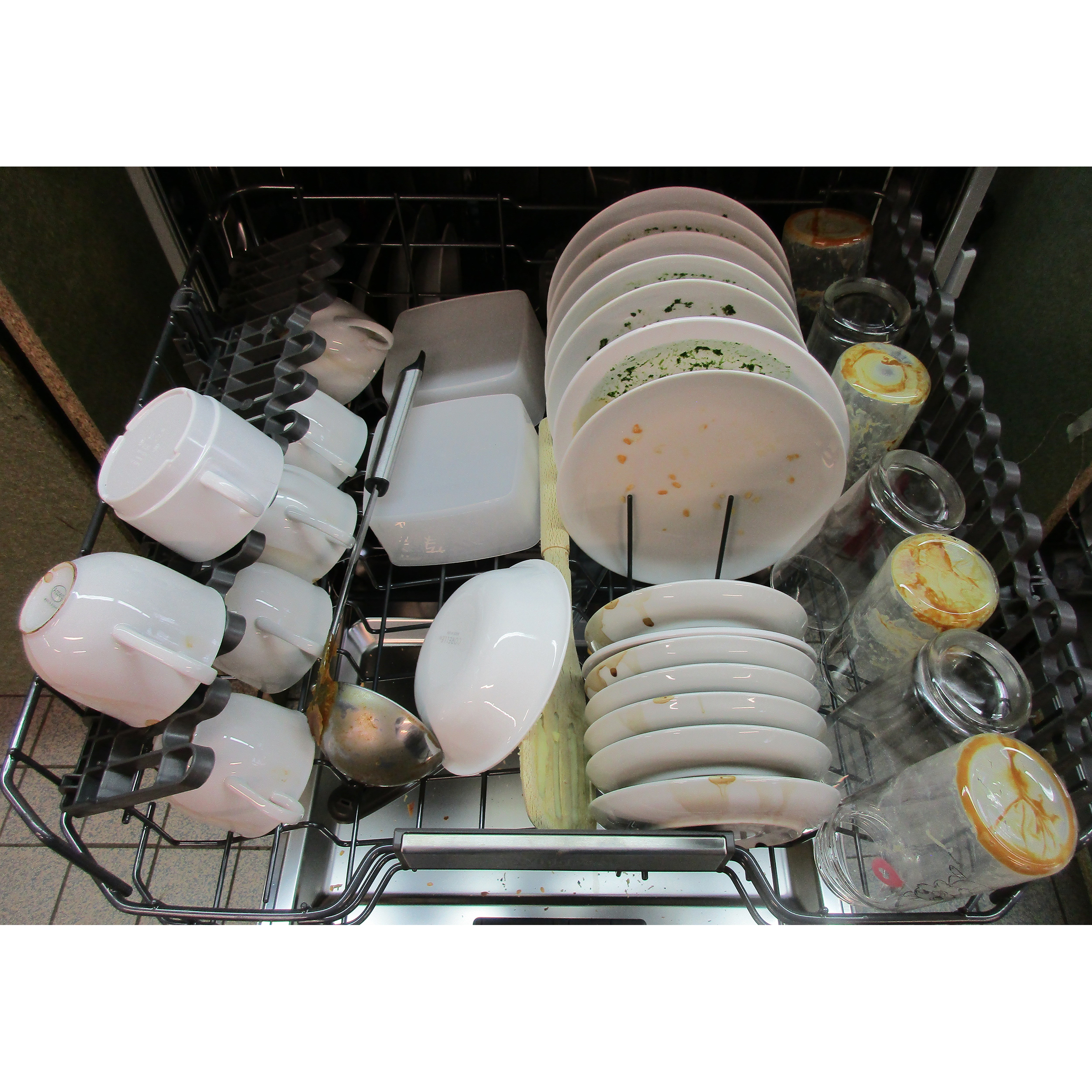 Whirlpool WFO3T133P6.5X - Rangement panier supérieur