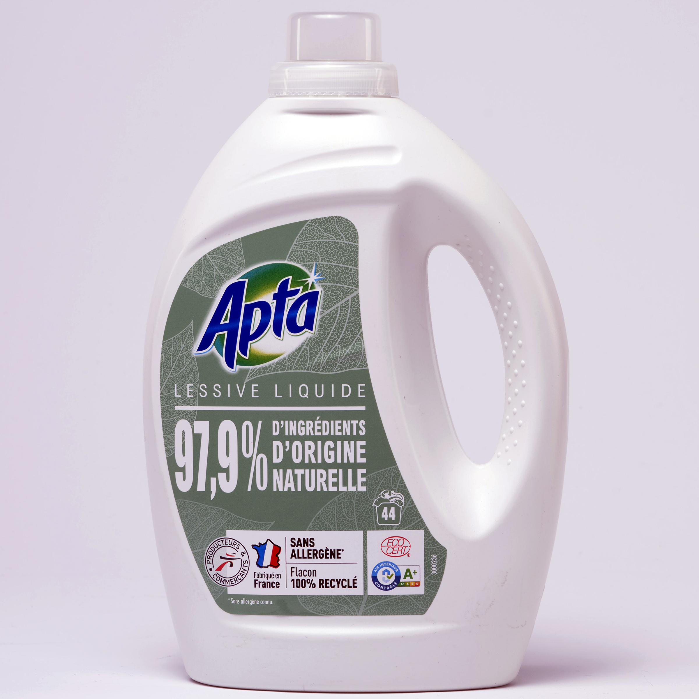 Apta (Intermarché) 97,9 % D’ingrédients d'origine naturelle - 