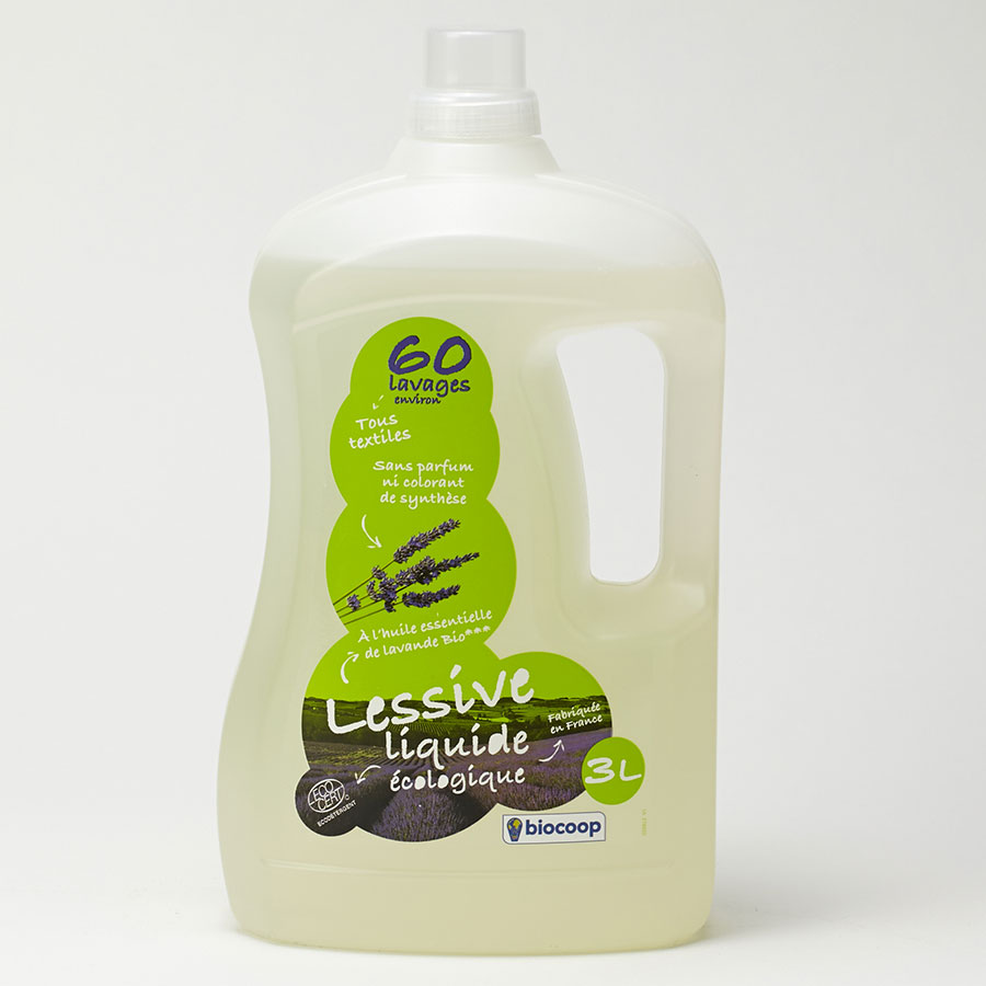 Détergent à lessive liquide Lavande, Biocenter - Produits écologiques
