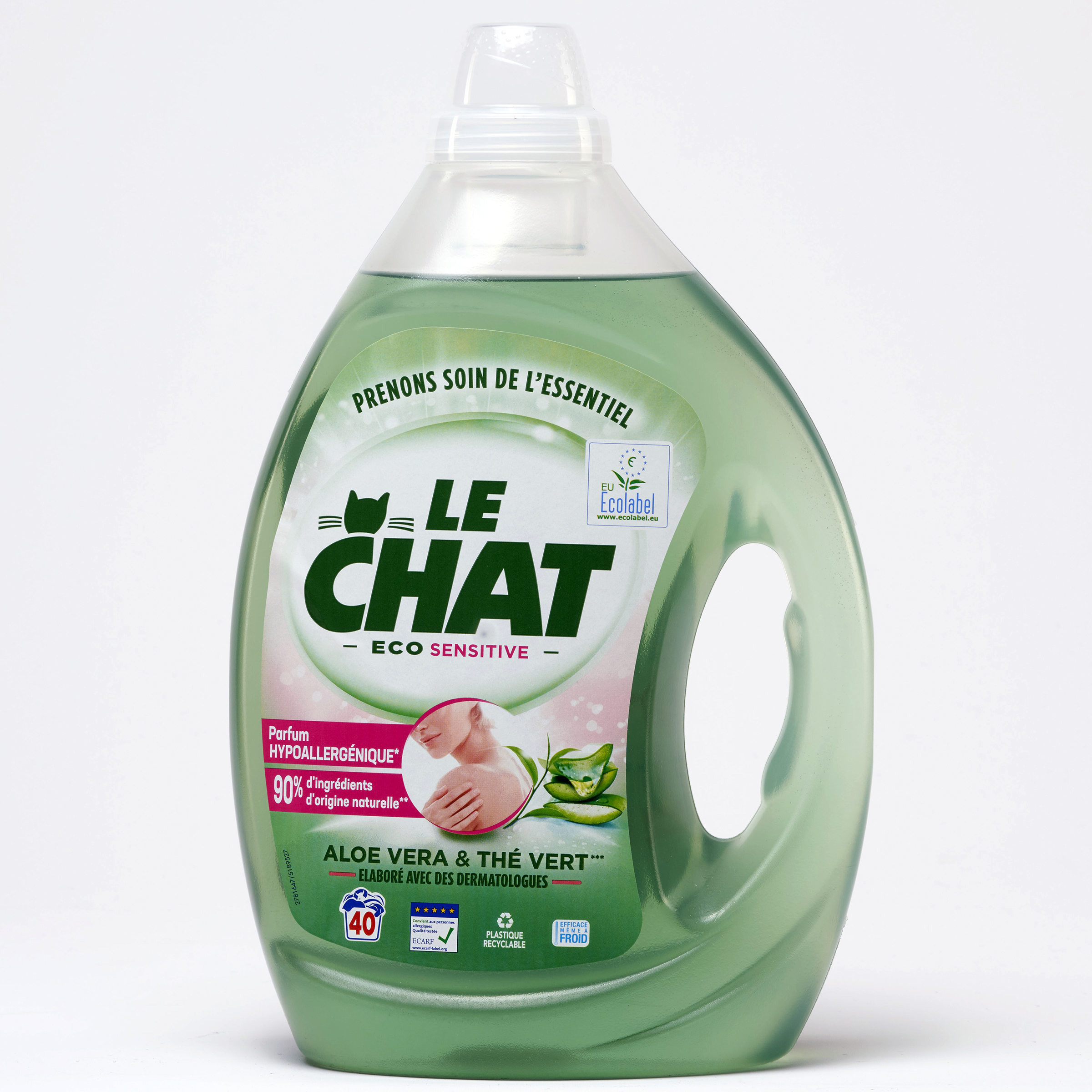 Le Chat Eco Sensitive Aloe Vera & thé vert - 