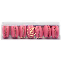 George Larnicol Boîte de 7 macarons framboise