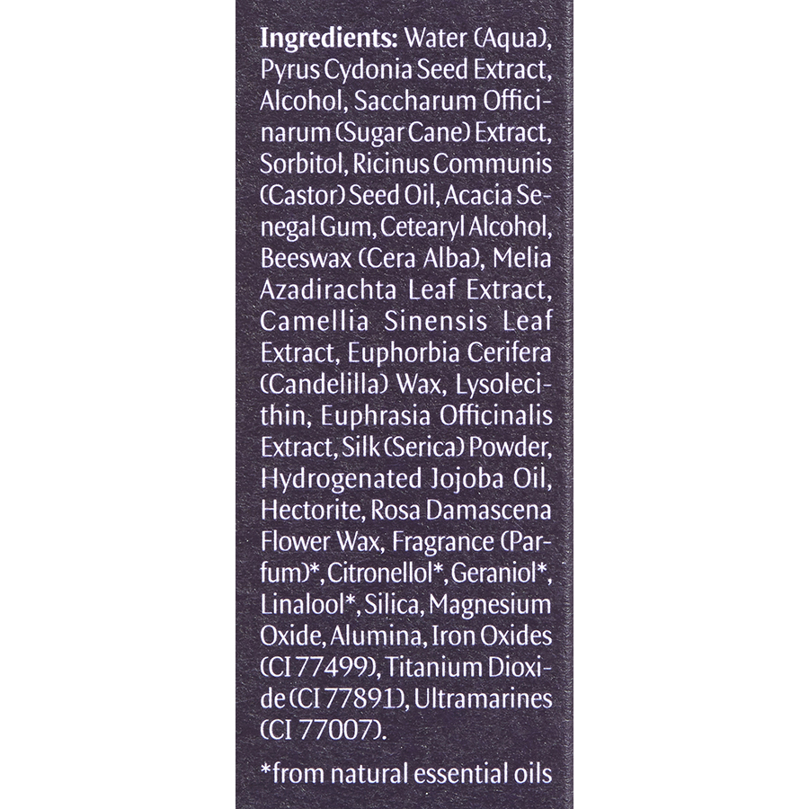 Dr. Hauschka Volume mascara - Liste des ingrédients