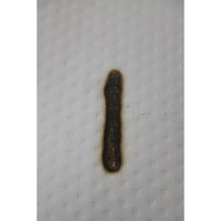 8 heures (Conforama) L'Éblouissant - Résultat du test d'inflammabilité avec des cigarettes