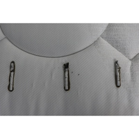 Alinéa Riez - Test d'inflammabilité : trois cigarettes sont allumées et placées sur le matelas