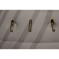 Bellecour literie Privilège - Test d'inflammabilité : trois cigarettes sont allumées et placées sur le matelas