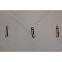 Merinos Pop - Test d'inflammabilité : trois cigarettes sont allumées et placées sur le matelas