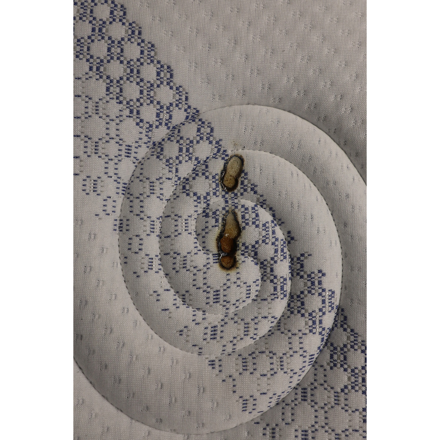 Dunlopillo Yoko - Résultat du test d'inflammabilité avec des cigarettes