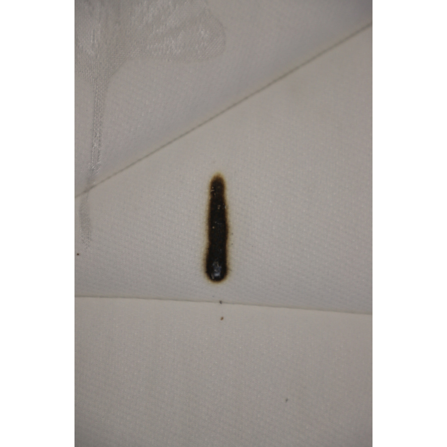 Epeda Nereide - Résultat du test d'inflammabilité avec des cigarettes