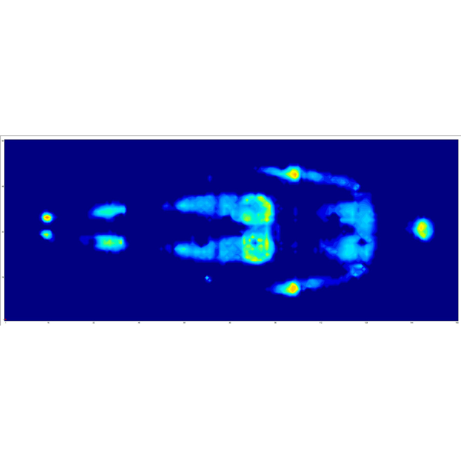 Il était une nuit (Conforama) Beryl matelas ressorts - Illustration de la pression totale