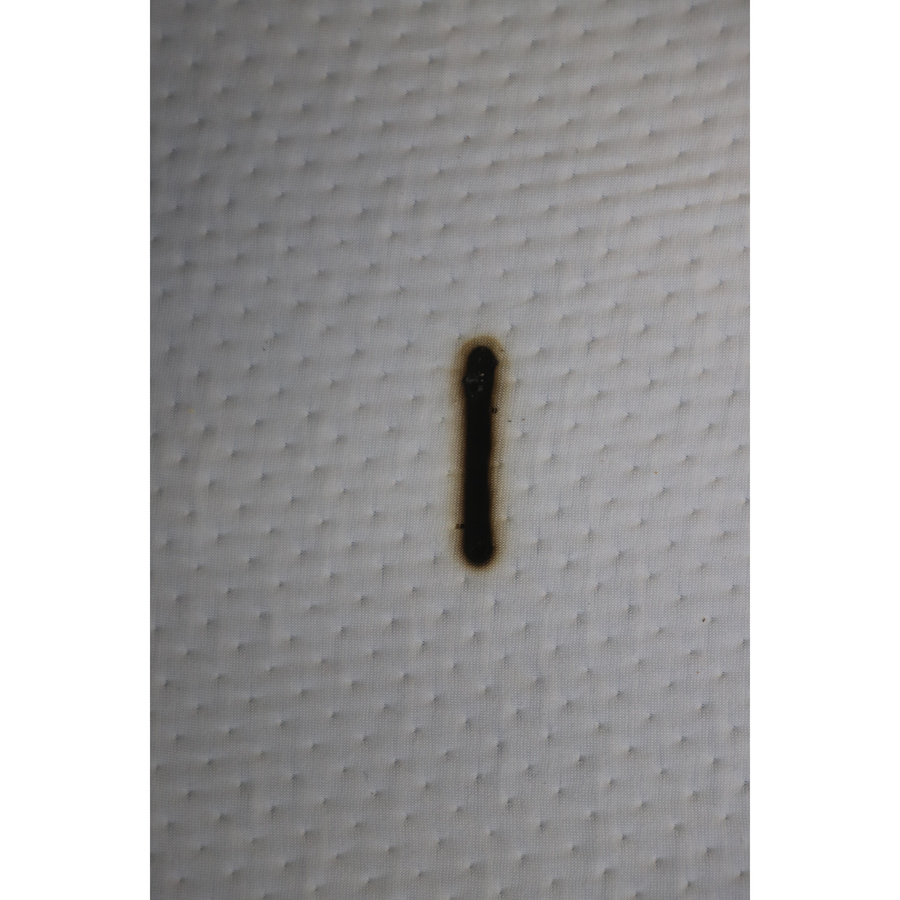 Matt Sleeps Hybrid Pro - Résultat du test d'inflammabilité avec des cigarettes