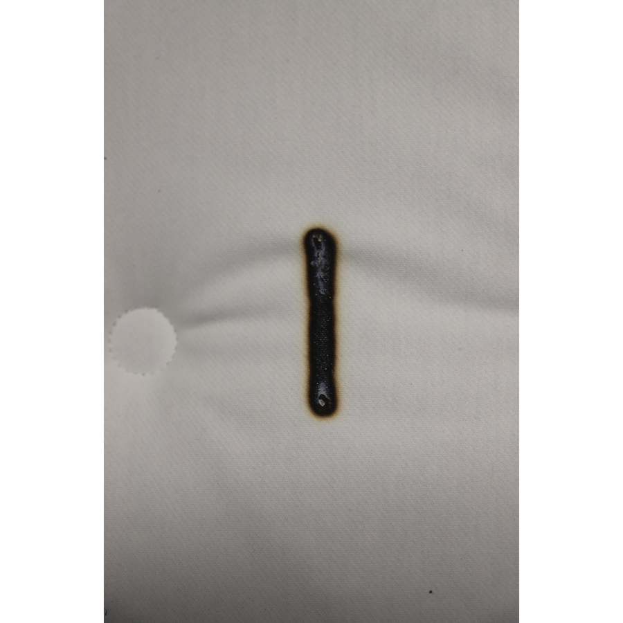 Nuit Faubourg (But) Orsay - Résultat du test d'inflammabilité avec des cigarettes